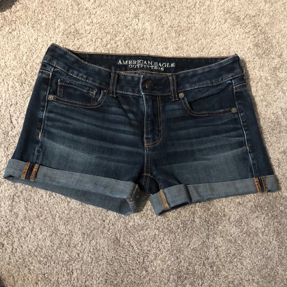 American Eagle Midi Jean Shorts